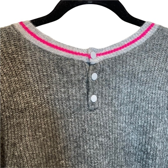 Halogen Blouson Sleeve Sweater in Dark Grey Heather Large NWT New - Picture 7 of 8